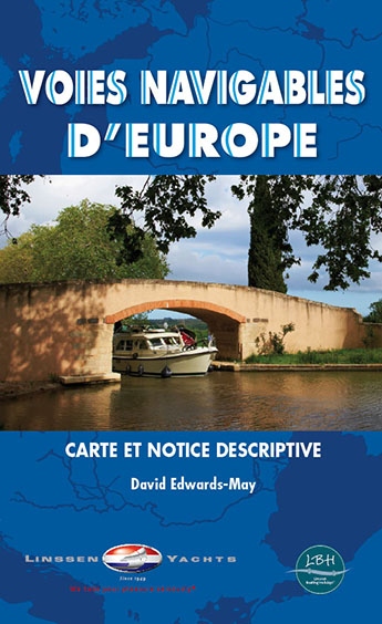 Carte sur la voie navigable d'Europe