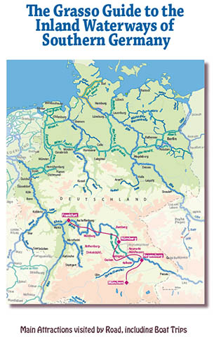 Itinerary of tour to waterways in Southern Germany